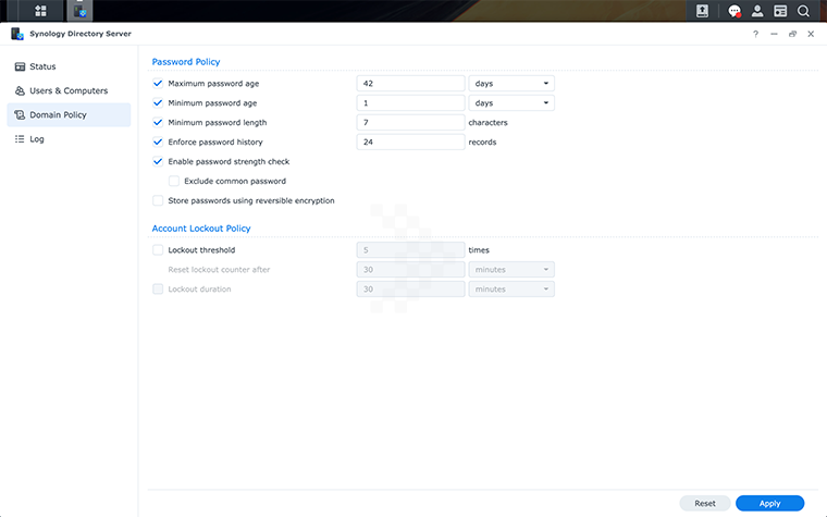 Máy chủ thư mục Synology 8