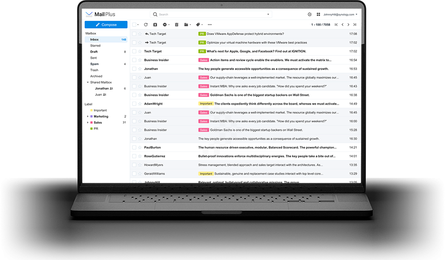 Synology Mailplus Server 1