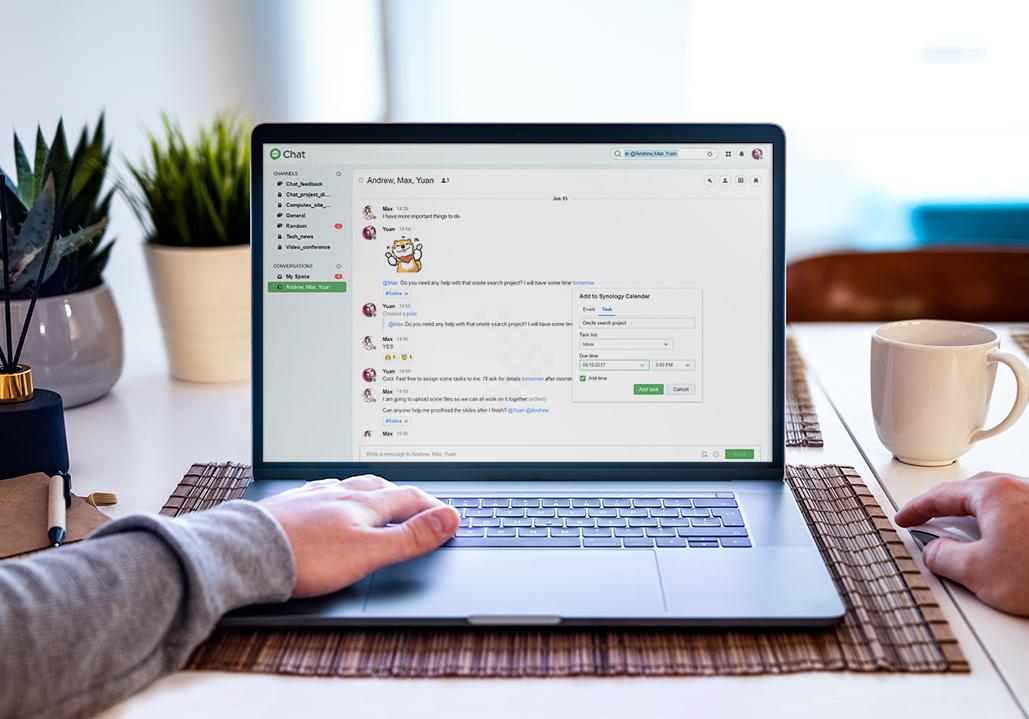 nas-synology-ds2419+ii-serving_remote_chat-vietcorp nas synology ds2419ii serving remote chat vietcorp