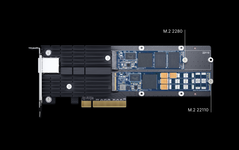 nas synology ds2422 do both with one card vietcorp