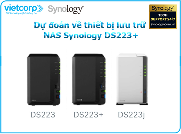 Thiết bị lưu trữ NAS Synology DS223J - Vietcorp ICT