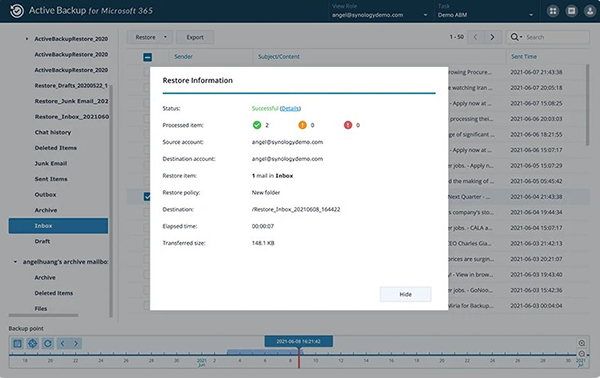 Active Backup for Microsoft 365 6