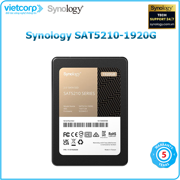 o cung ssd nas synology sat5120 1920g 1