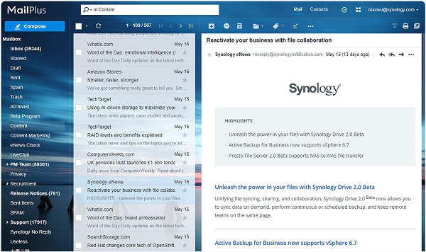 Synology Mail Server 10