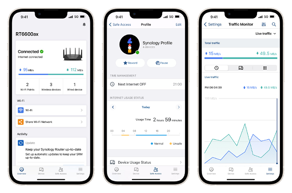Synology® ra mắt router Wi-Fi 6 RT6600ax 5