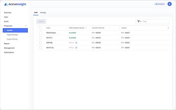 Active Insight quản lý tập trung tất cả NAS Synology 10