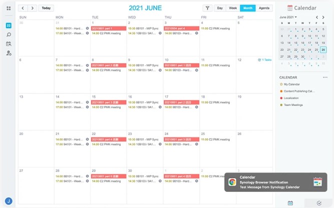 Synology Calendar giúp bạn luôn cập nhật mọi thông tin quan trọng 4