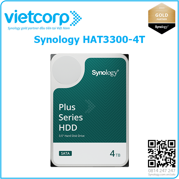 Synology® ra mắt ổ cứng HDD dòng Plus 1