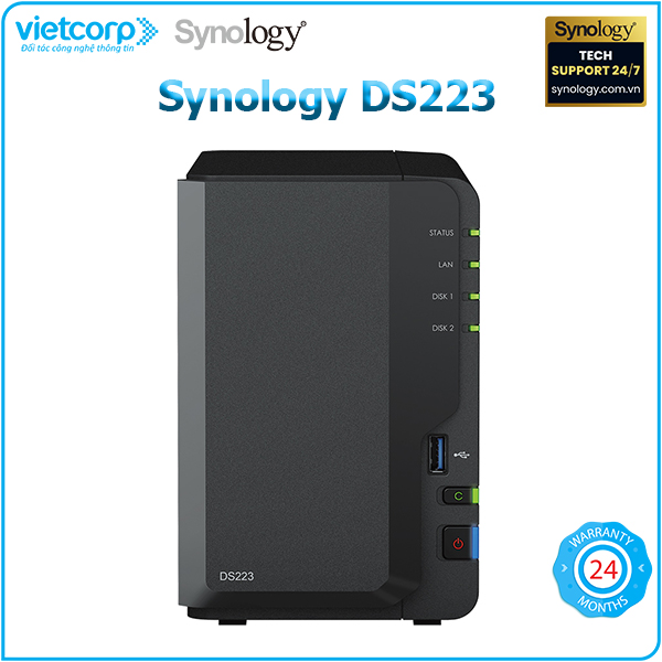 thiet bi luu tru NAS Synology ds223 1