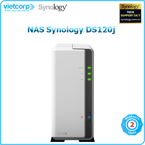 thiet bi luu tru nas synology ds120j 1