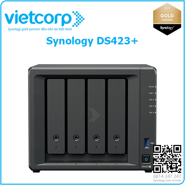 Synology® ra mắt DiskStation® DS423+