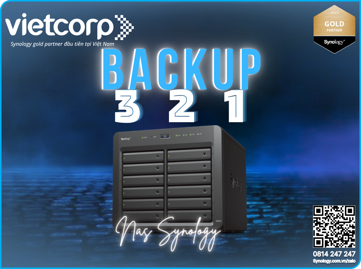 Lý do sử dụng NAS Synology để thực hiện backup 3-2-1