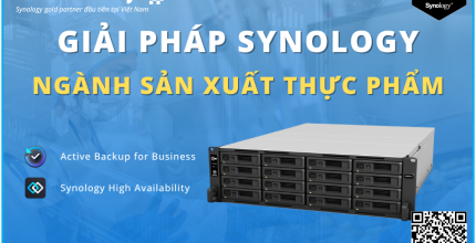 Giải pháp Synology cho ngành sản xuất thực phẩm