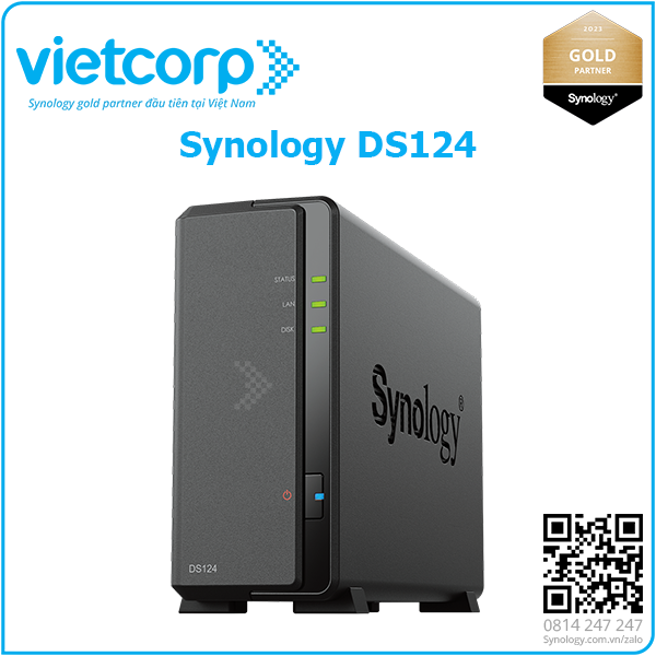 Synology® ra mắt DiskStation® DS224+ và DS124, thiết bị lưu trữ nhỏ gọn để cải thiện năng suất làm việc 1