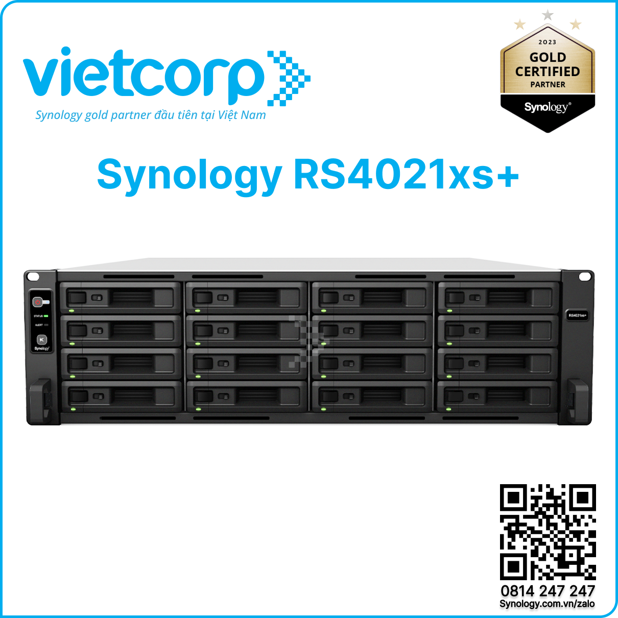 Thiết bị lưu trữ NAS Synology RS4021xs+