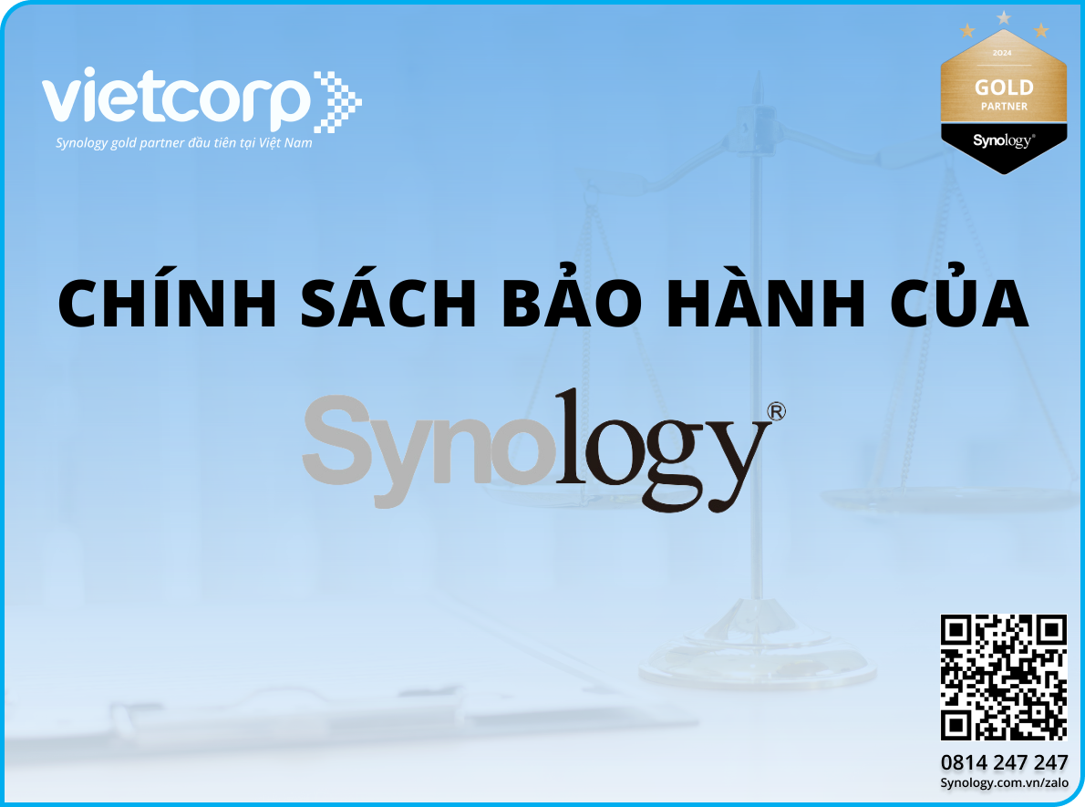 Chính sách bảo hành của Synology