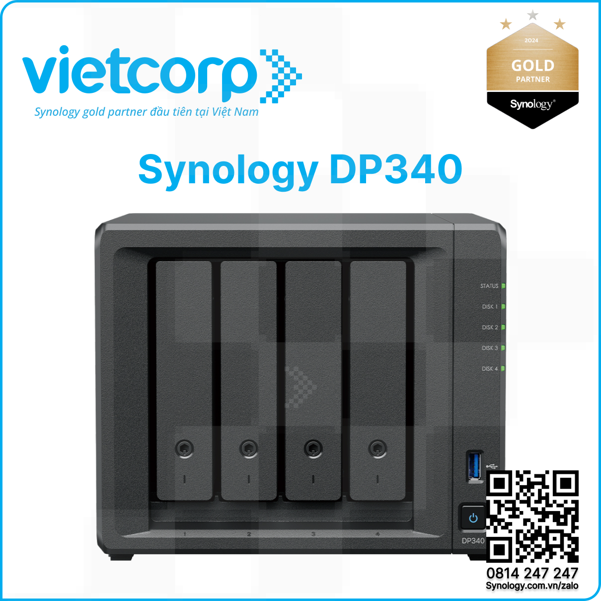 Thiết bị Synology ActiveProtect DP340