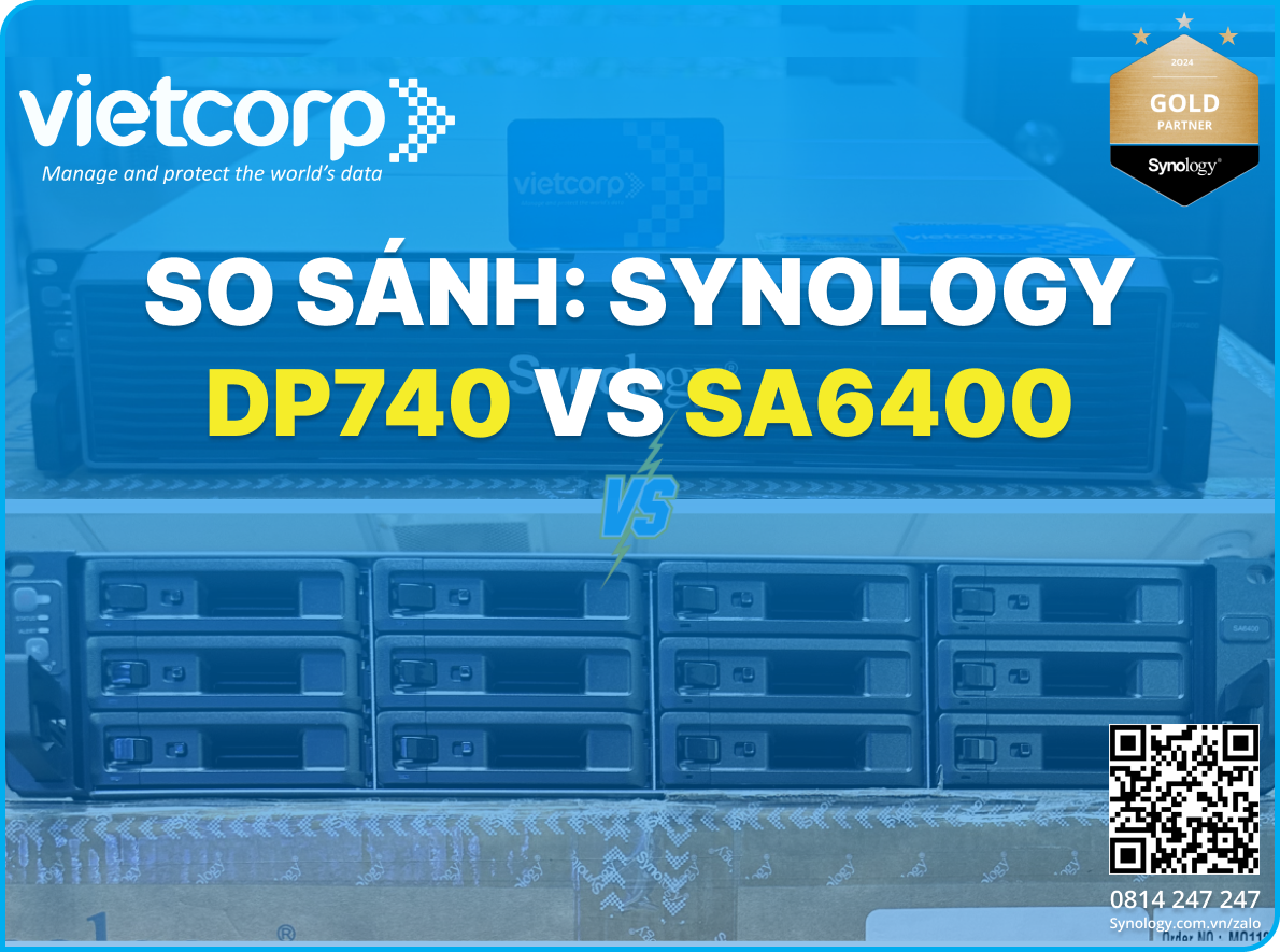 So sánh Synology DP7400 vs SA6400
