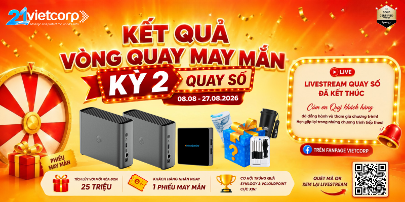 Kết quả Vòng Quay May Mắn kỳ 2 ngày 08/08 - 27/08/2026