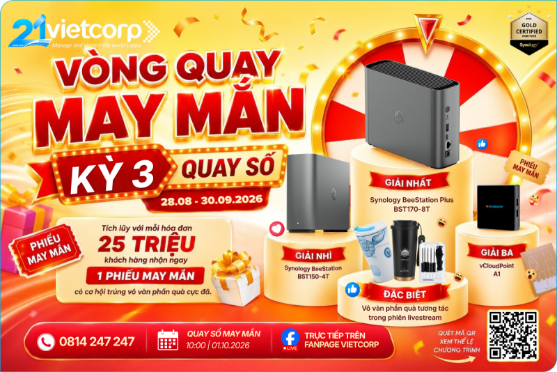 Quay Số May Mắn Kỳ 3 ngày 28/08 - 30/09/2026