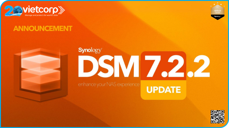 Synology ra mắt DSM 7.2.2: Nâng cao độ ổn định của hệ thống và tối ưu hóa việc xử lý phương tiện