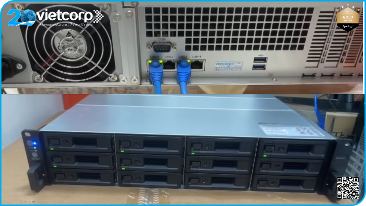Vietcorp giúp nhà máy sản xuất linh kiện điện tử đồng nai mở rộng quy mô lưu trữ hơn 30 camera hiệu quả