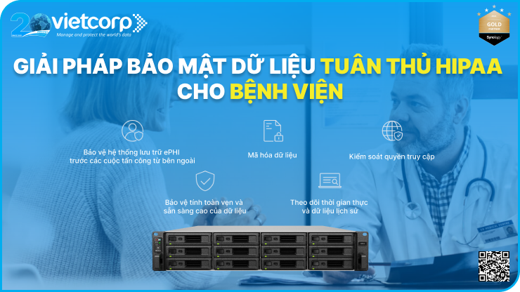 Giải pháp bảo mật dữ liệu tuân thủ HIPAA cho bệnh viện