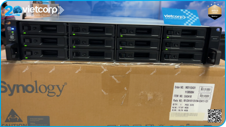 Triển khai hệ thống lưu trữ 91 camera Synology SA3410 cho Nhà máy Dược phẩm