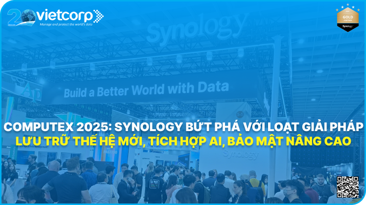Computex 2025: Synology bứt phá với loạt giải pháp lưu trữ thế hệ mới, tích hợp AI và bảo mật nâng cao