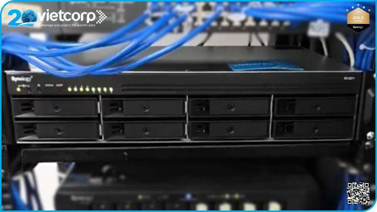 Hệ thống Giáo dục đồng bộ dữ liệu đa điểm dễ dàng với Synology RS1221+ tại Vietcorp