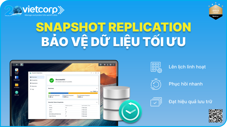 Snapshot Replication bảo vệ dữ liệu tối ưu