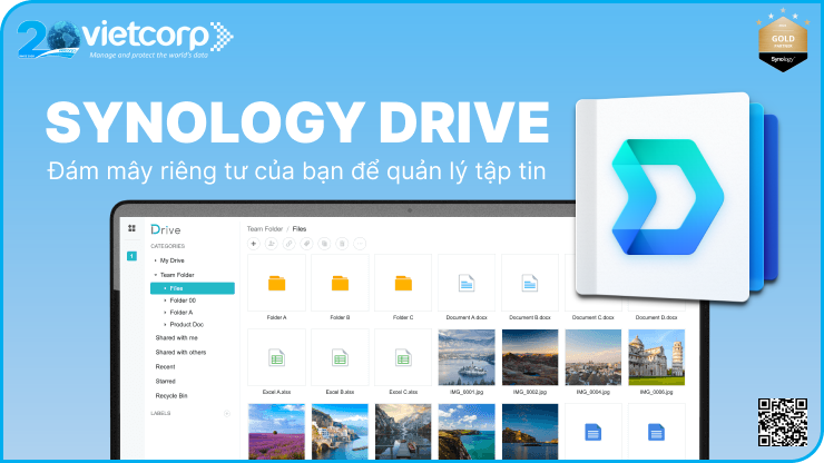 Synology Drive - Đám mây riêng tư của bạn để quản lý tập tin