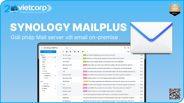 Synology MailPlus - Giải pháp Mail server tại cơ sở