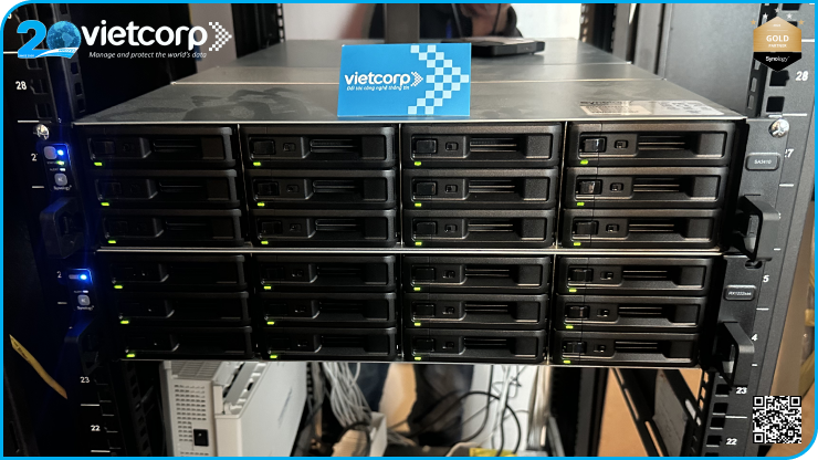 Vietcorp triển khai hệ thống SA3410 với RX1222sas cho đối tác trong lĩnh vực truyền thông và quảng cáo tại Hồ Chí Minh