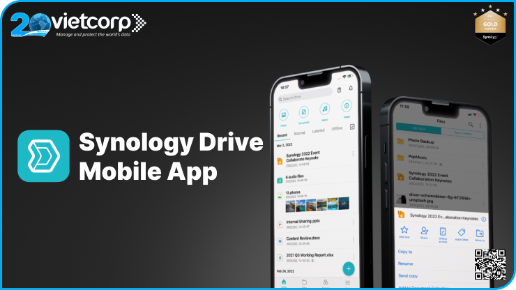 Ứng dụng di động Synology Drive