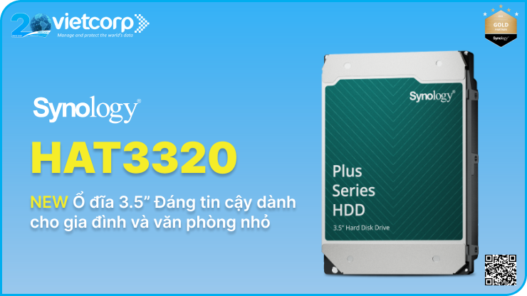 Ổ đĩa Synology HAT3320 Plus series dành cho NAS