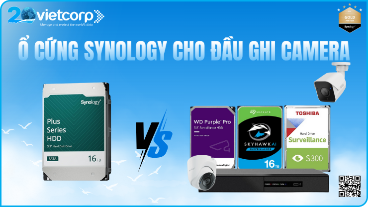 Ổ cứng Synology cho đầu ghi camera