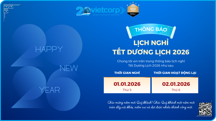 Thông báo lịch nghỉ Tết dương lịch 2026