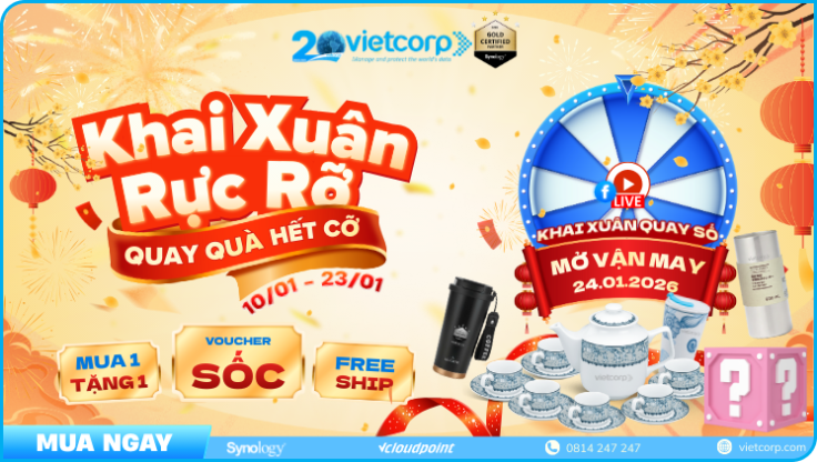 Khai Xuân Rực Rỡ - Quay Quà Hết Cỡ 10/01/2026 đến hết 23/01/2026