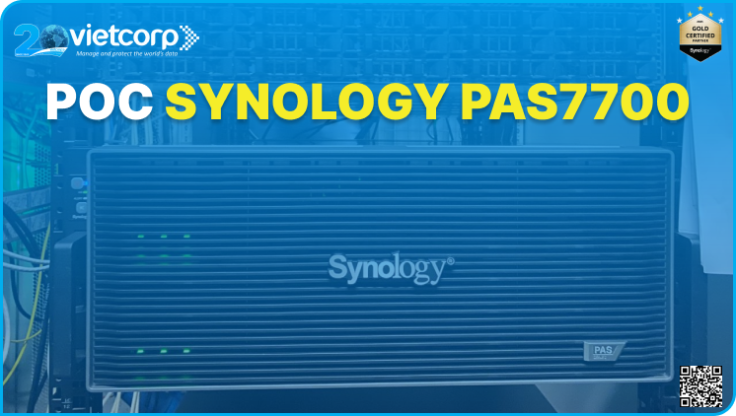 POC Synology PAS7700 đã được triển khai hoàn toàn mới tại Intercommunale Leiedal