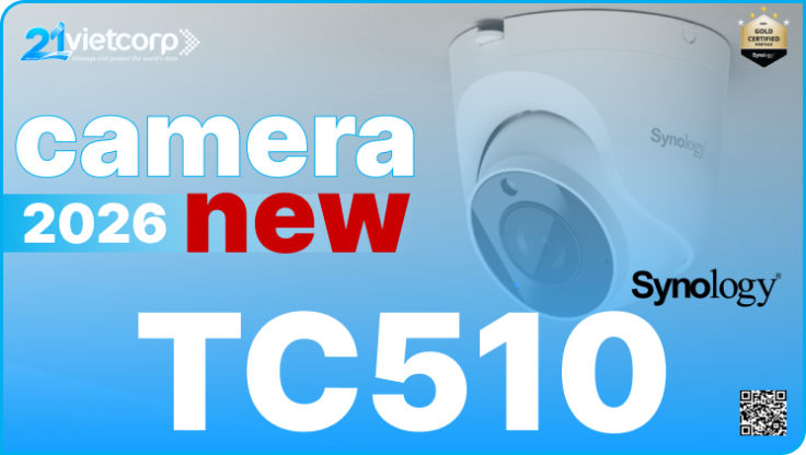 Synology TC510 camera hình cầu tích hợp AI