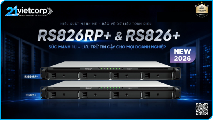 Tổng quan Synology RS826+/Synology RS826RP+