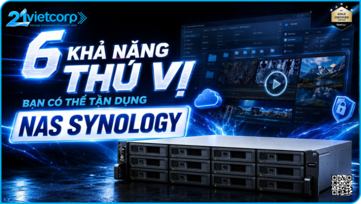 6 khả năng thú vị bạn có thể tận dụng NAS Synology - không chỉ là lưu trữ dữ liệu
