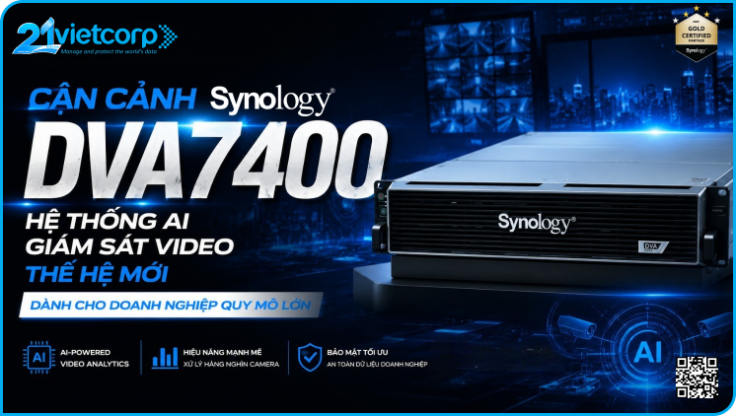 Cận cảnh Synology DVA7400 tại Computex 2026