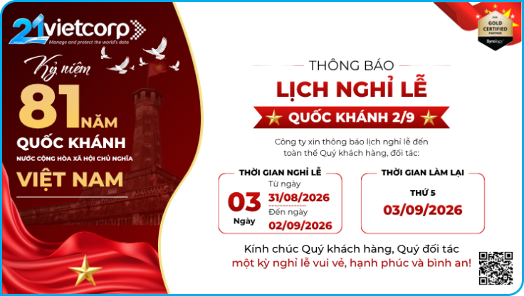 Thông báo lịch nghỉ lễ Quốc Khánh 02/09/2026