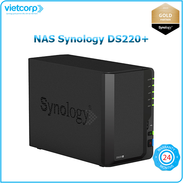 Thiết Bị Lưu Trữ Nas Synology Ds220+ - Vietcorp Ict