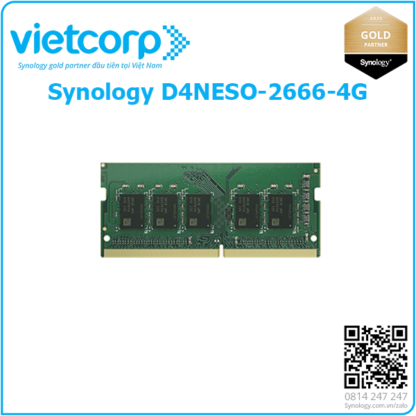 Synology D4NESO-2666-4G - Vietcorp ICT