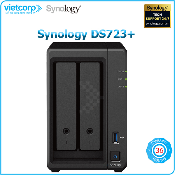 Thiết bị lưu trữ NAS Synology DS723+ 1
