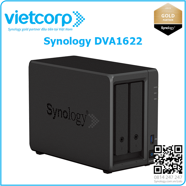 【ジャンク】Synology DVA1622 Synology DVA1622 Deep Learning NVR Surveillance System 2-Bay: Buy