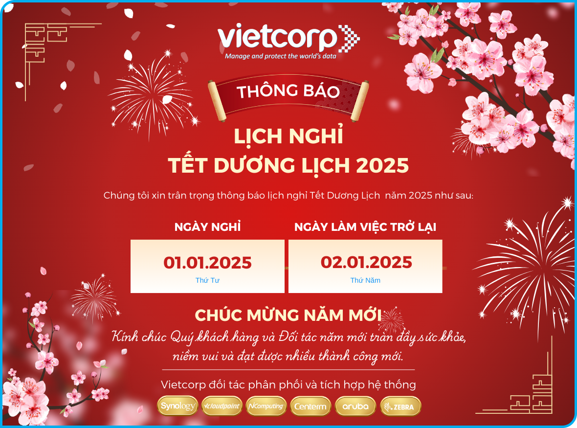 Vietcorp chúc mừng năm mới 2025